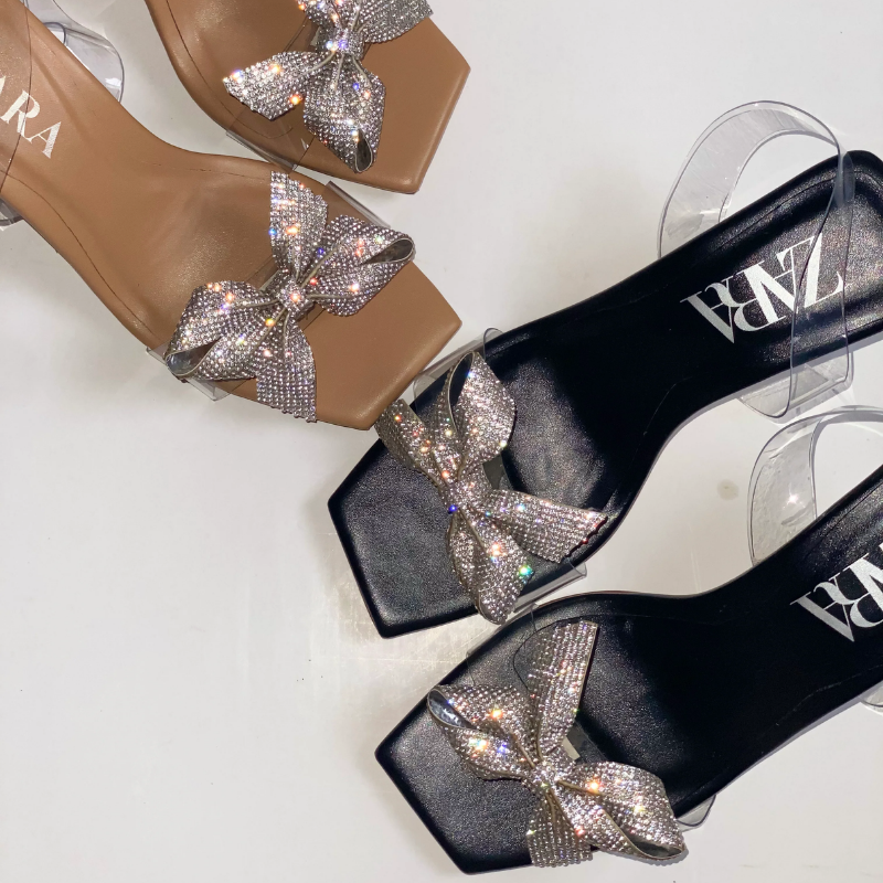 ZARA BOW HEELS