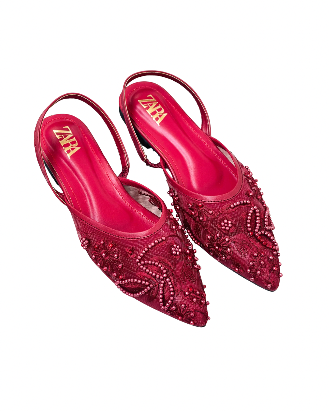 ZARA SLINGBACK FLATS