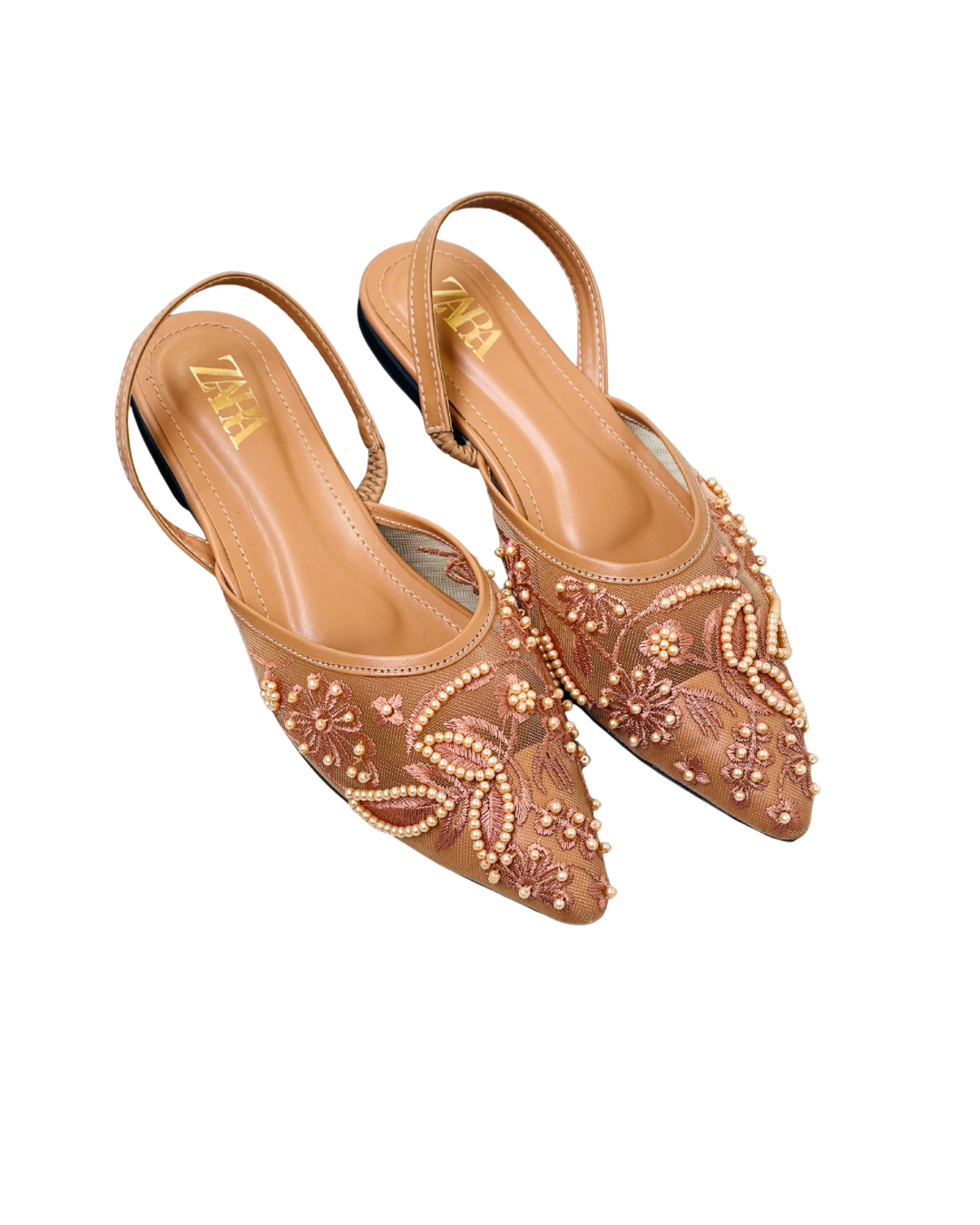 ZARA SLINGBACK FLATS