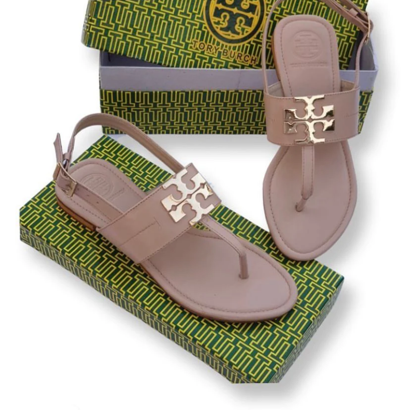 TORY BURCH EVERLY T-STRAP FLAT SANDALS