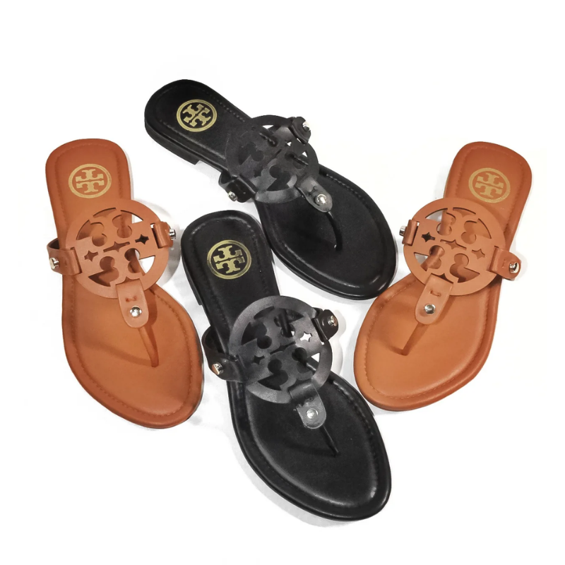 TORY BURCH T-STRAP FLAT SANDALS
