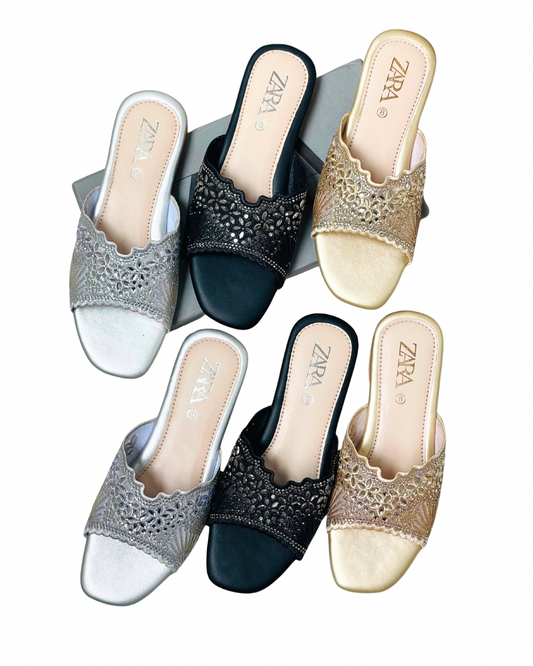 ZARA EMBELLISHED SLIDES