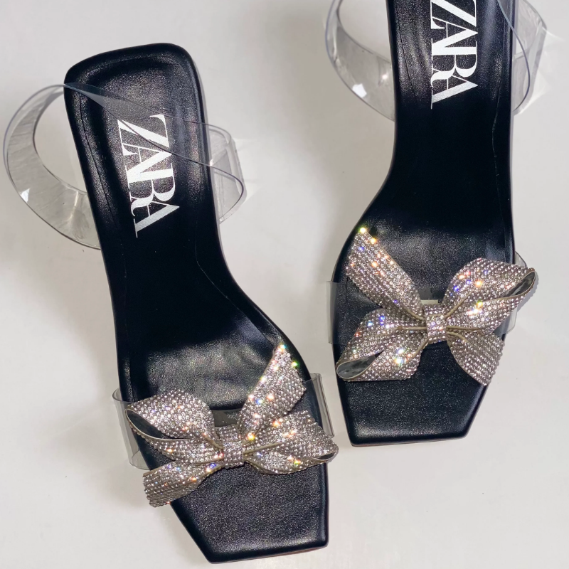ZARA BOW HEELS