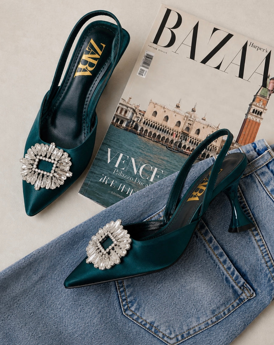 ZARA BUCKLE HEELS