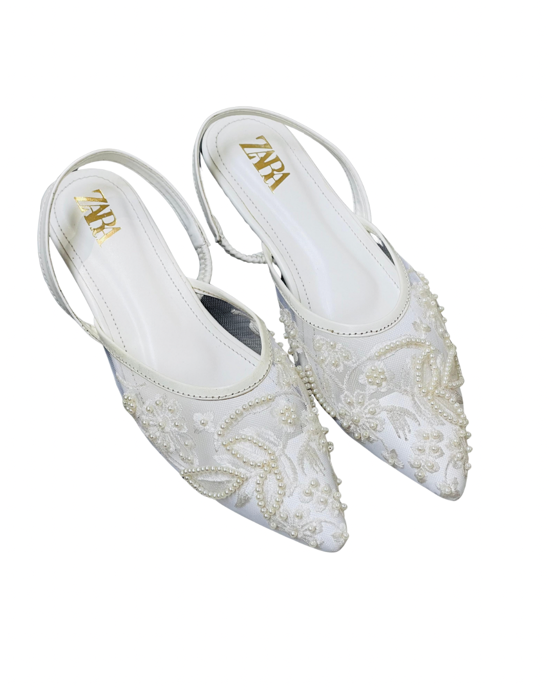 ZARA SLINGBACK FLATS