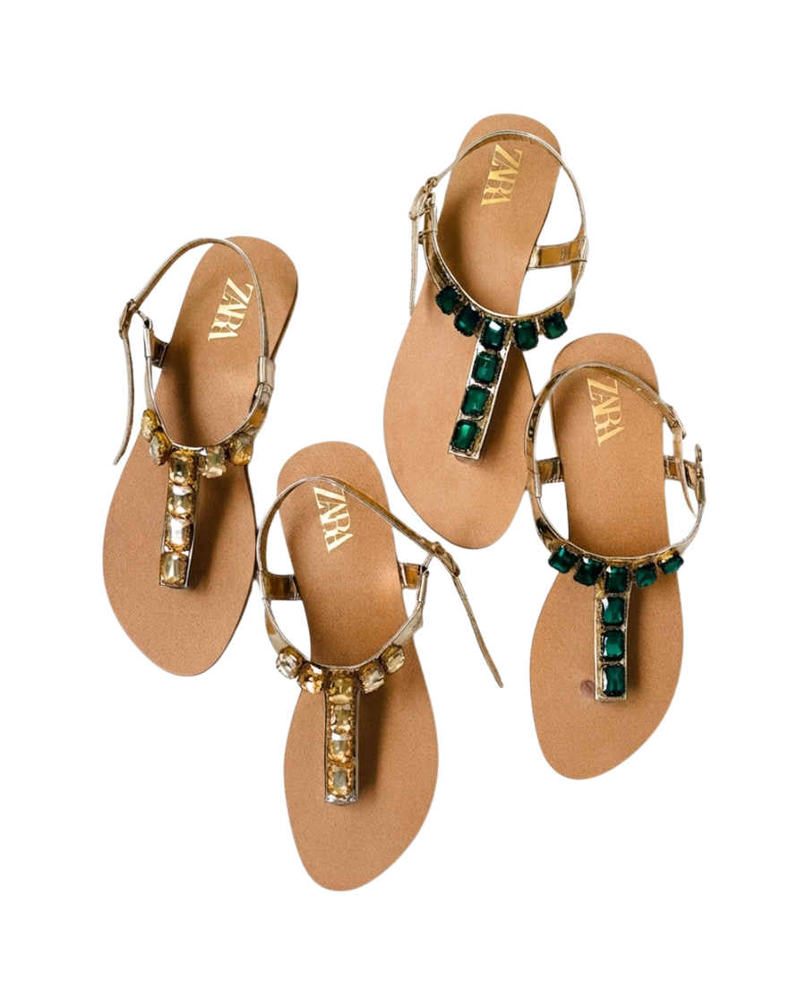 T-STRAPS FLATS