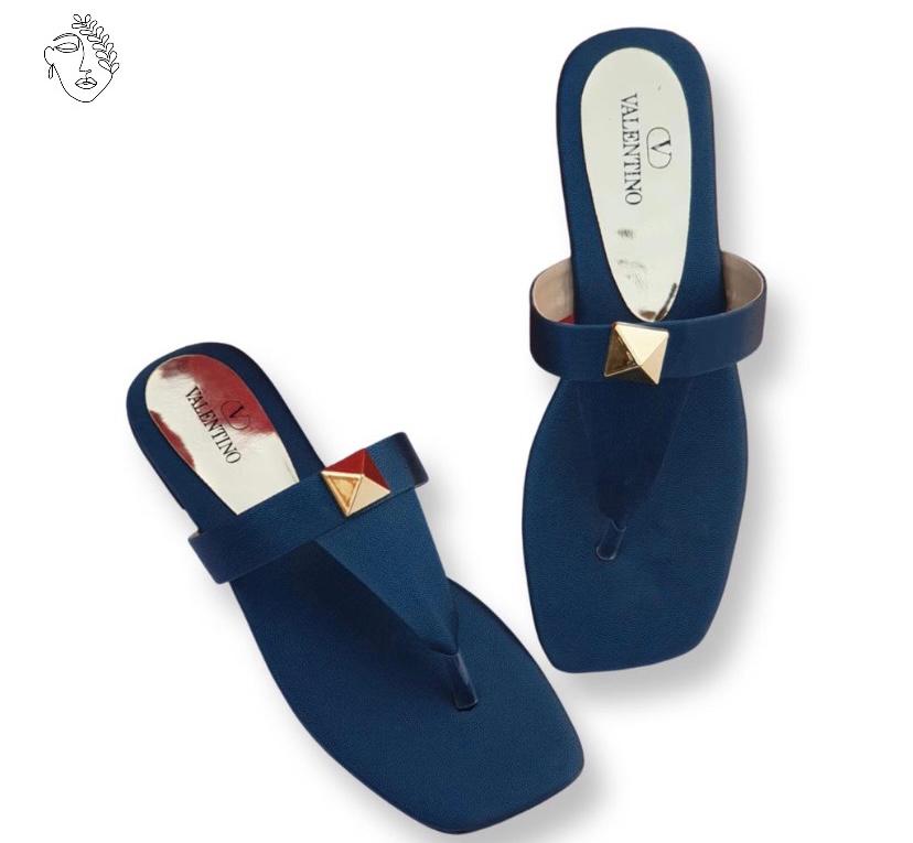 VALENTINO T-STRAP FLAT SANDALS